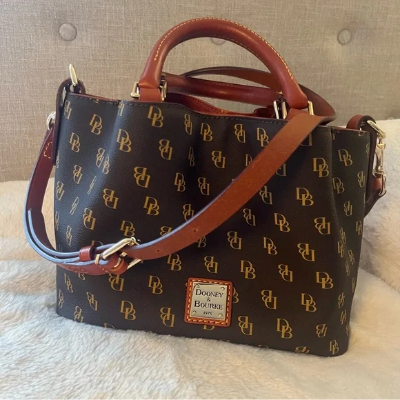 Dooney & Bourke Gretta Mini Barlow in Brown Tmoro - Picture 14 of 15